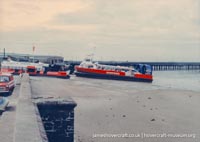 AP1-88 hovercraft at Ryde hoverport